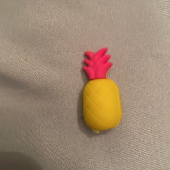 Starburst pink yellow pineapple cord cable cover charger device car - Picture 3 of 3